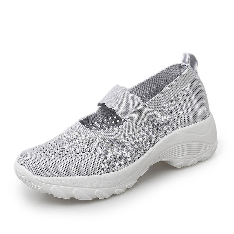 Damen Atmungsaktive Freizeitschuhe mit elastischem Schnürsystem Heidi Mode - Image 6