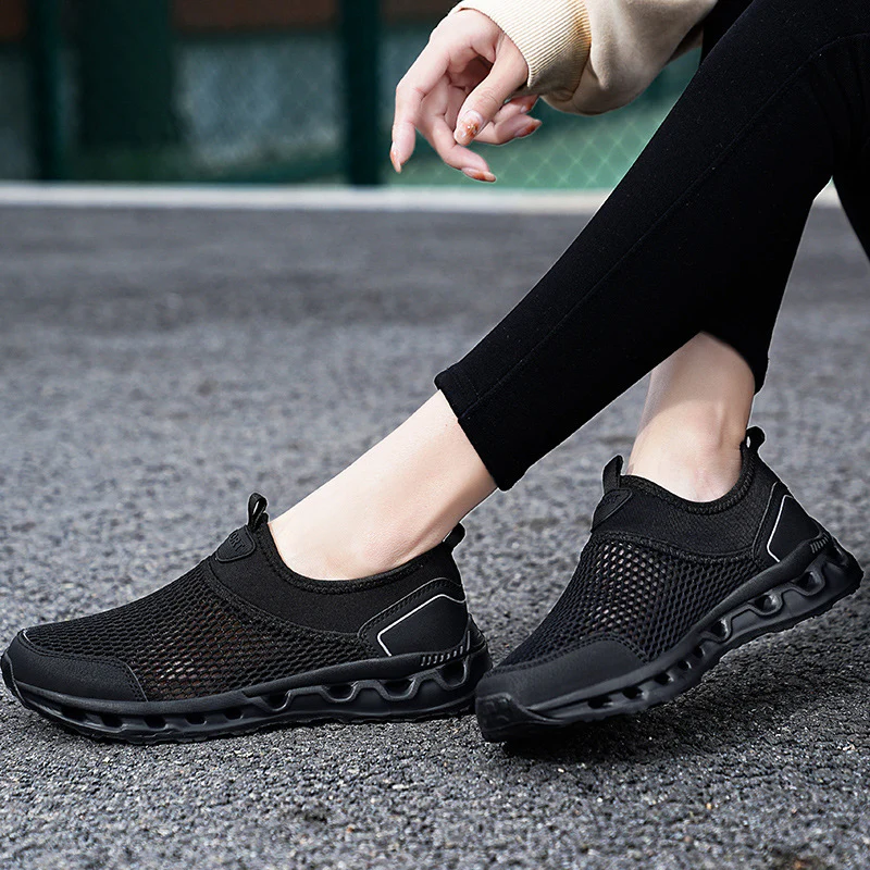 Damen Atmungsaktive Freizeitschuhe mit elastischem Slip-On Design Heidi Mode - Image 3