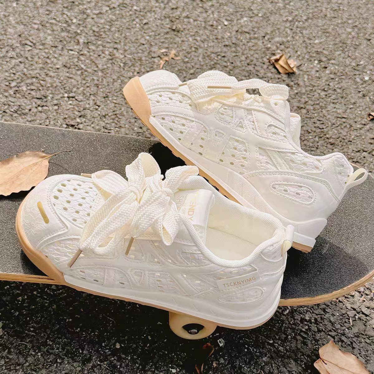 Damen Atmungsaktive Freizeitschuhe mit gesundheitsfördernder Sohle und praktischen Schnürsystem Heidi Mode - Image 3