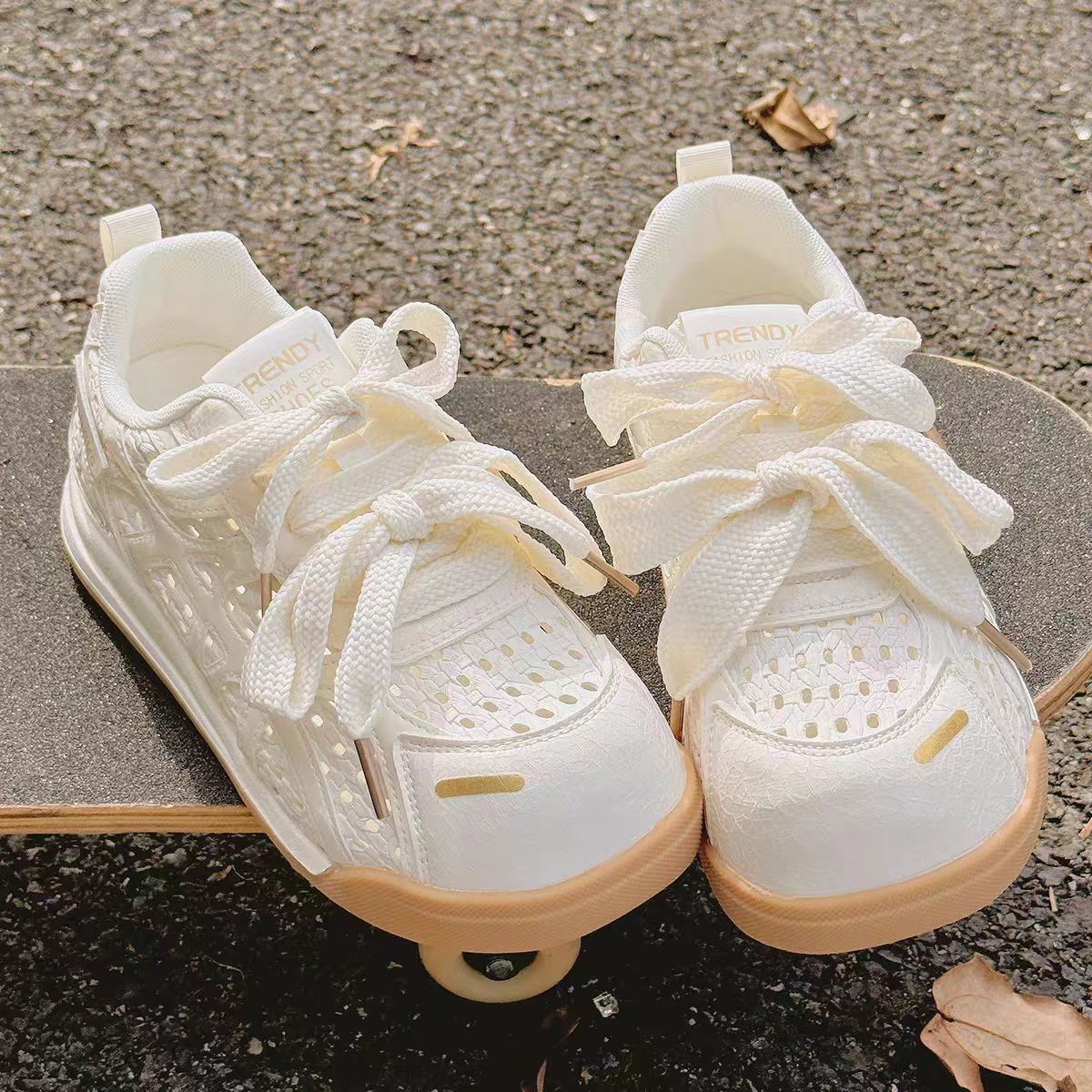 Damen Atmungsaktive Freizeitschuhe mit gesundheitsfördernder Sohle und praktischen Schnürsystem Heidi Mode - Image 4