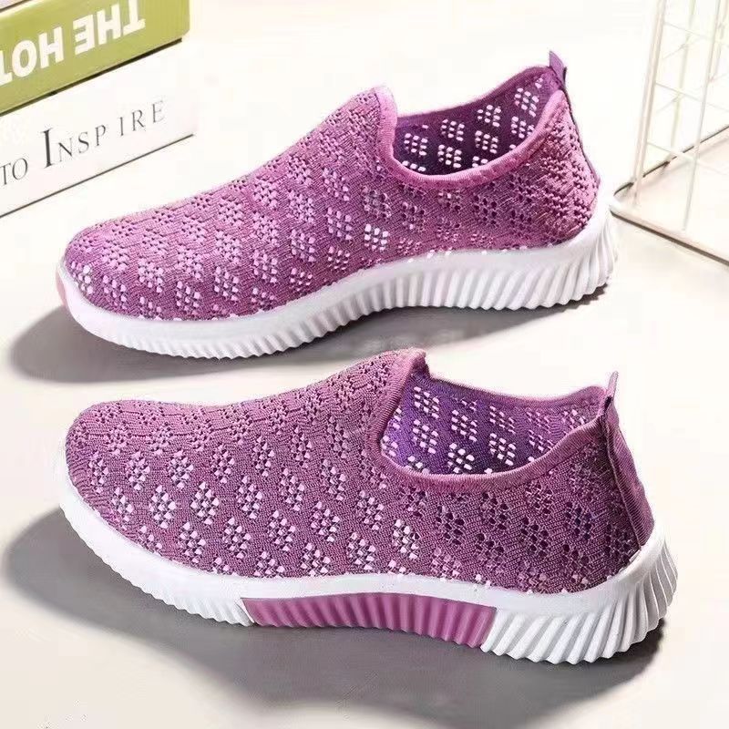 Damen atmungsaktive Freizeitschuhe mit leichtem Mesh-Obermaterial und rutschfester Sohle Heidi Mode - Image 3
