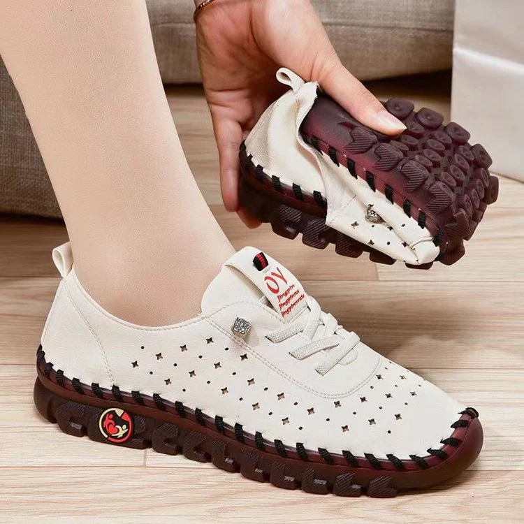 Damen Atmungsaktive Freizeitschuhe mit rutschfester Sohle und bequemem Fersenbereich Heidi Mode