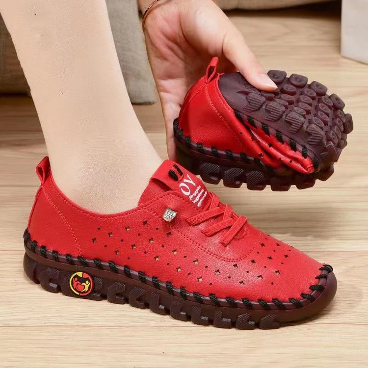 Damen Atmungsaktive Freizeitschuhe mit rutschfester Sohle und bequemem Fersenbereich Heidi Mode - Image 3