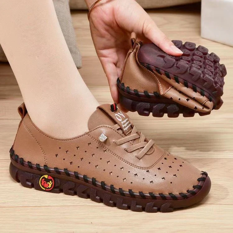 Damen Atmungsaktive Freizeitschuhe mit rutschfester Sohle und bequemem Fersenbereich Heidi Mode - Image 4