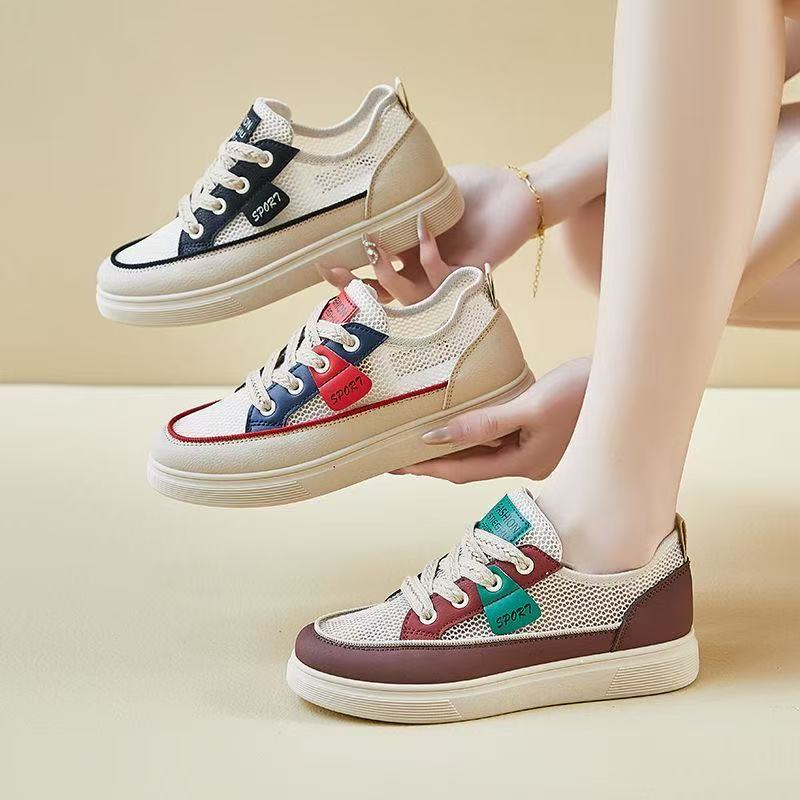 Damen Atmungsaktive Freizeitsneaker mit flexiblem Sohlenprofil Heidi Mode - Image 2