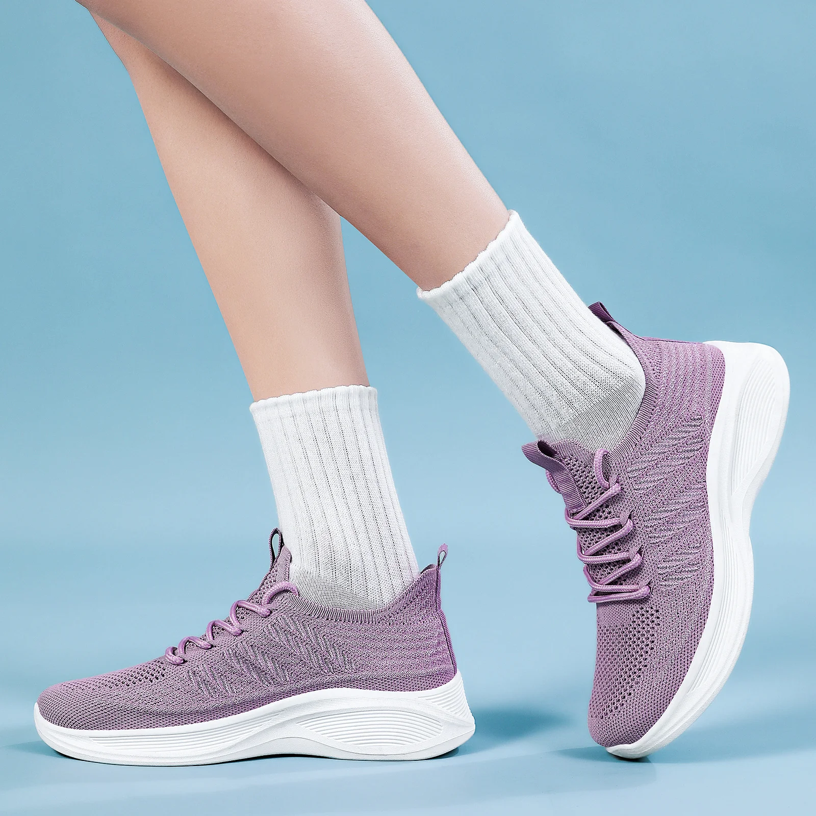 Damen Atmungsaktive Freizeitsneaker mit flexibler Sohle Heidi Mode - Image 3