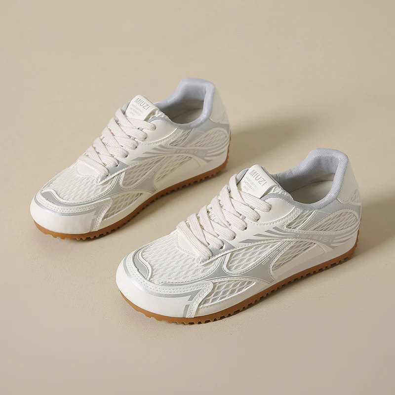 Damen Atmungsaktive Freizeitsneaker mit rutschfester Laufsohle und flexiblem Obermaterial Heidi Mode - Image 2