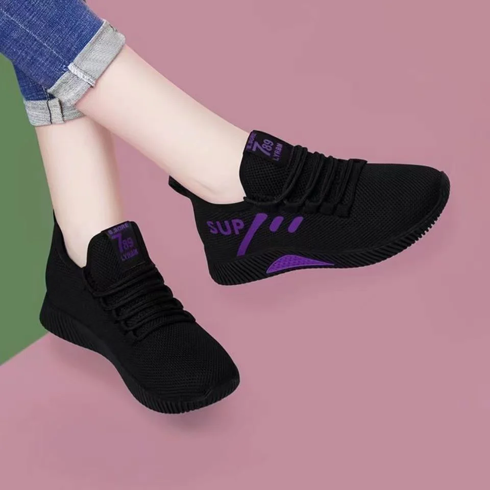 Damen Atmungsaktive Freizeitsneaker mit rutschfester Sohle und elastischem Obermaterial Heidi Mode - Image 2