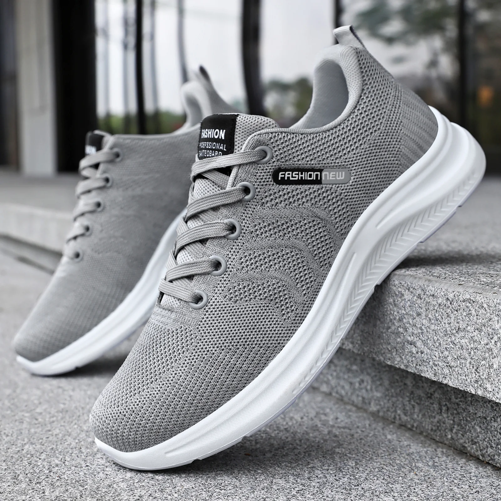 Damen Atmungsaktive Komfort Sneaker mit flexiblem Mesh-Obermaterial Heidi Mode