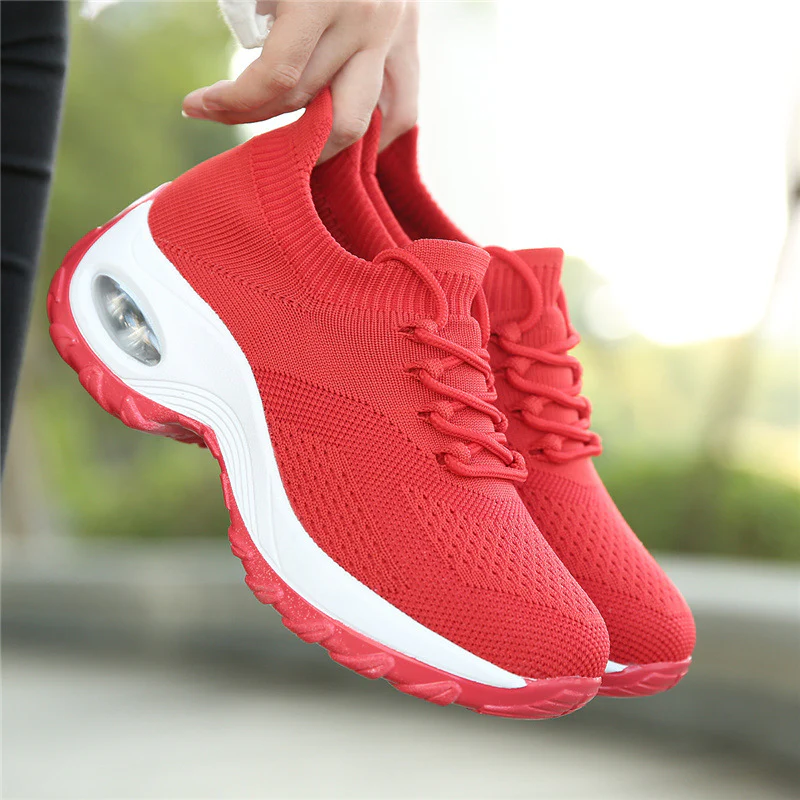 Damen Atmungsaktive Komfort-Sneaker mit flexibler Sohle und innovativer Dämpfungstechnologie Heidi Mode - Image 4