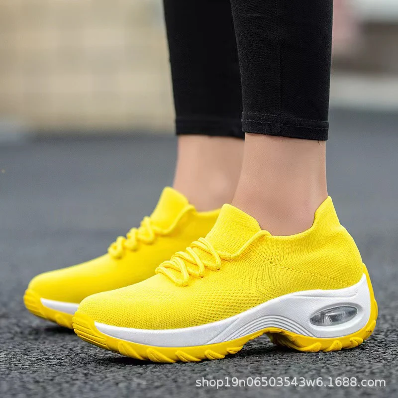 Damen Atmungsaktive Komfort Sneakers mit elastischem Obermaterial Heidi Mode - Image 2