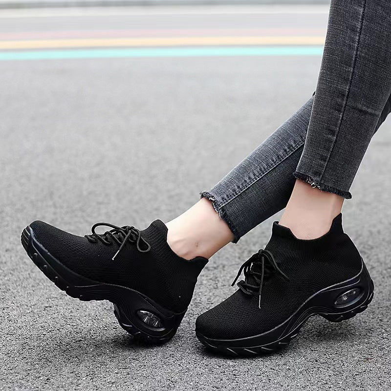 Damen Atmungsaktive Komfort Sneakers mit elastischem Obermaterial Heidi Mode - Image 3