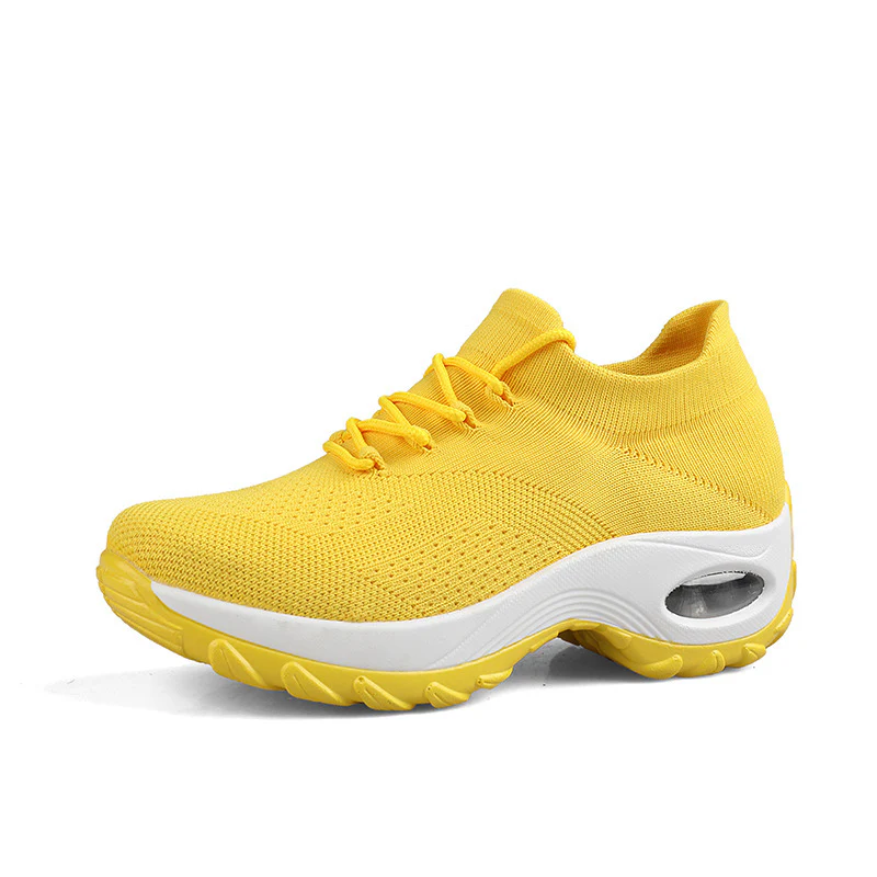 Damen Atmungsaktive Komfort Sneakers mit elastischem Obermaterial Heidi Mode - Image 8
