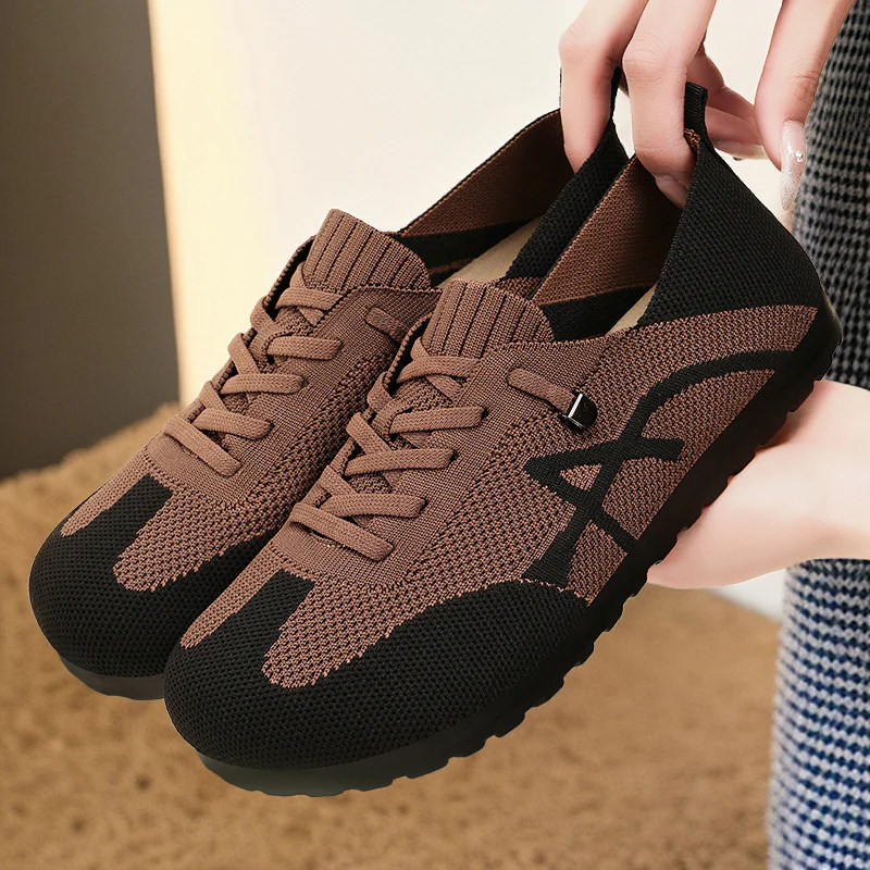Damen Atmungsaktive Komfort Sneakers mit elastischem Obermaterial Heidi Mode - Image 2