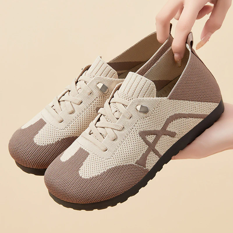 Damen Atmungsaktive Komfort Sneakers mit elastischem Obermaterial Heidi Mode - Image 5