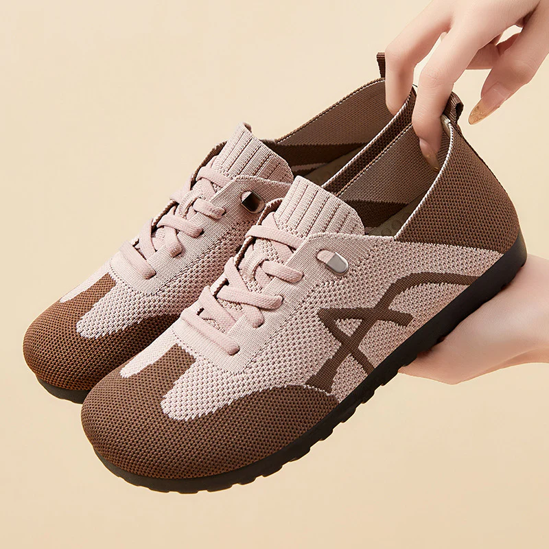 Damen Atmungsaktive Komfort Sneakers mit elastischem Obermaterial Heidi Mode - Image 7