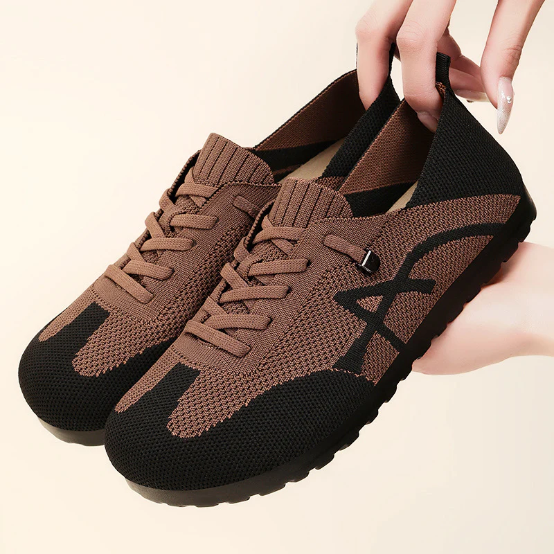 Damen Atmungsaktive Komfort Sneakers mit elastischem Obermaterial Heidi Mode - Image 8
