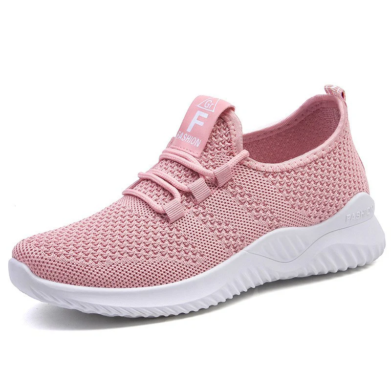 Damen Atmungsaktive Komfort Sneakers mit elastischem Strickdesign Heidi Mode - Image 4