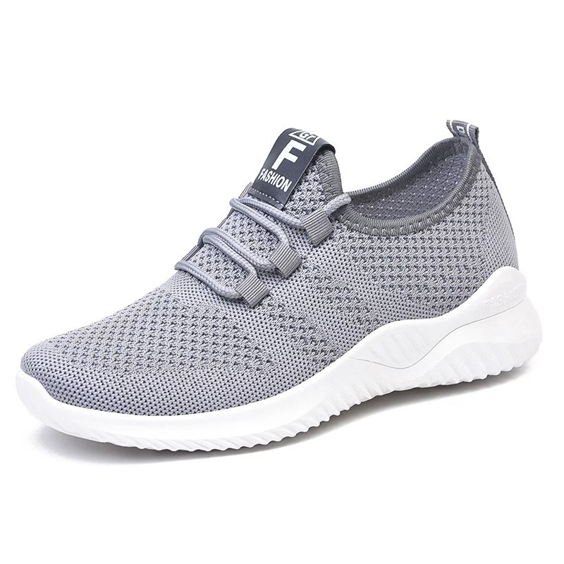 Damen Atmungsaktive Komfort Sneakers mit elastischem Strickdesign Heidi Mode - Image 6
