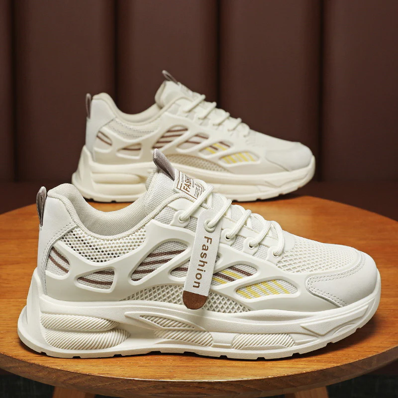 Damen Atmungsaktive Lauf-Sneaker mit dämpfendem Sohlenprofil und modernen Akzenten Heidi Mode - Image 11