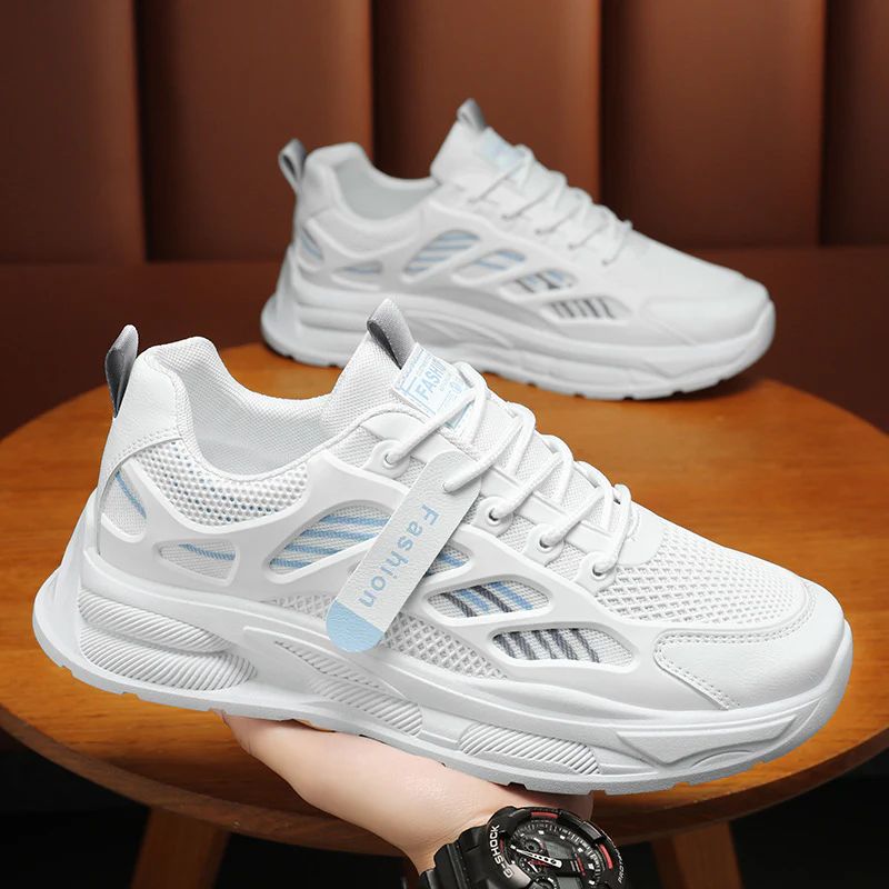 Damen Atmungsaktive Lauf-Sneaker mit dämpfendem Sohlenprofil und modernen Akzenten Heidi Mode - Image 7