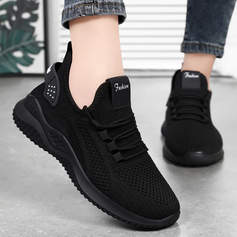 Damen Atmungsaktive Lauf-Sneaker mit flexibler Sohle und dämpfendem Fußbett Heidi Mode - Image 3