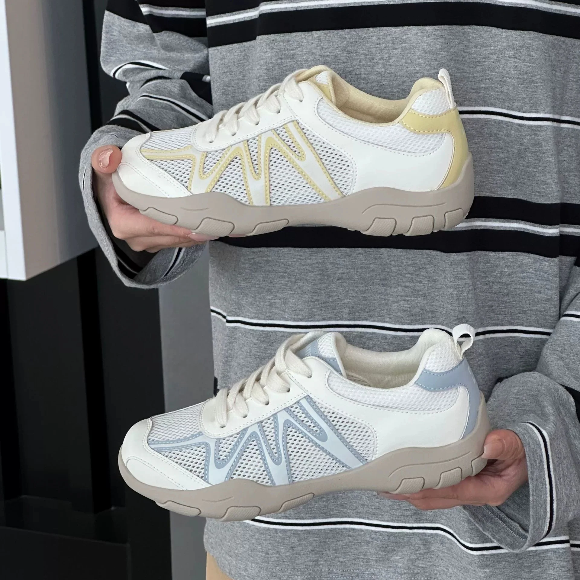 Damen Atmungsaktive Lauf-Sneaker mit Gel-Dämpfung Heidi Mode - Image 4