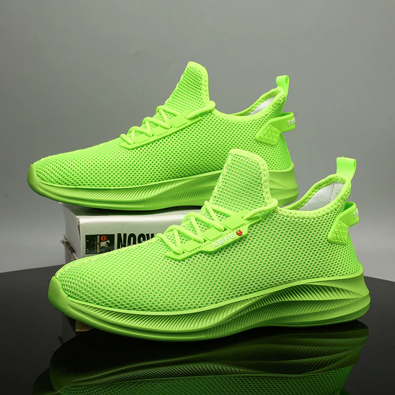 Damen Atmungsaktive Lauf Sneakers mit flexiblem Netzdesign Heidi Mode - Image 2