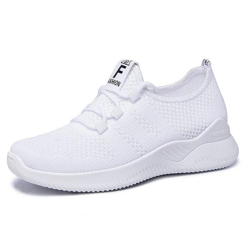 Damen Atmungsaktive Lauf- und Freizeitschuhe mit elastischem Strickoberteil Heidi Mode - Image 3