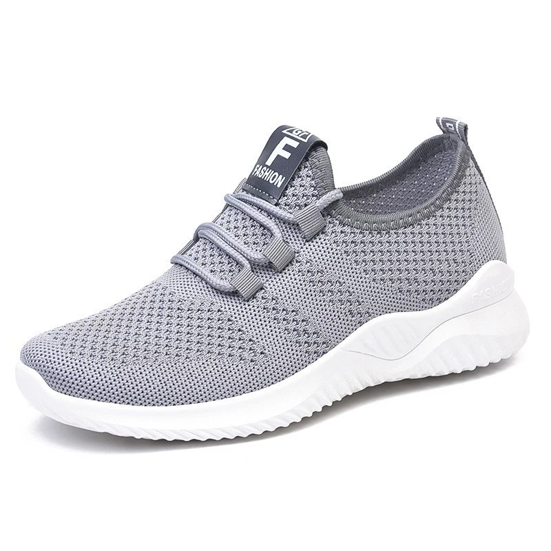 Damen Atmungsaktive Lauf- und Freizeitschuhe mit elastischem Strickoberteil Heidi Mode - Image 5