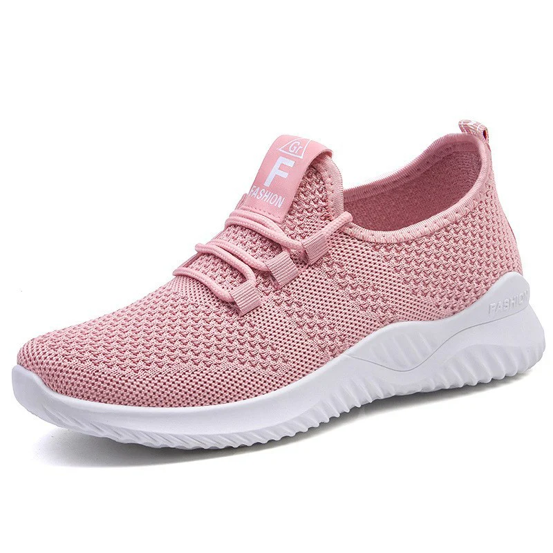 Damen Atmungsaktive Lauf- und Freizeitschuhe mit elastischem Strickoberteil Heidi Mode - Image 6