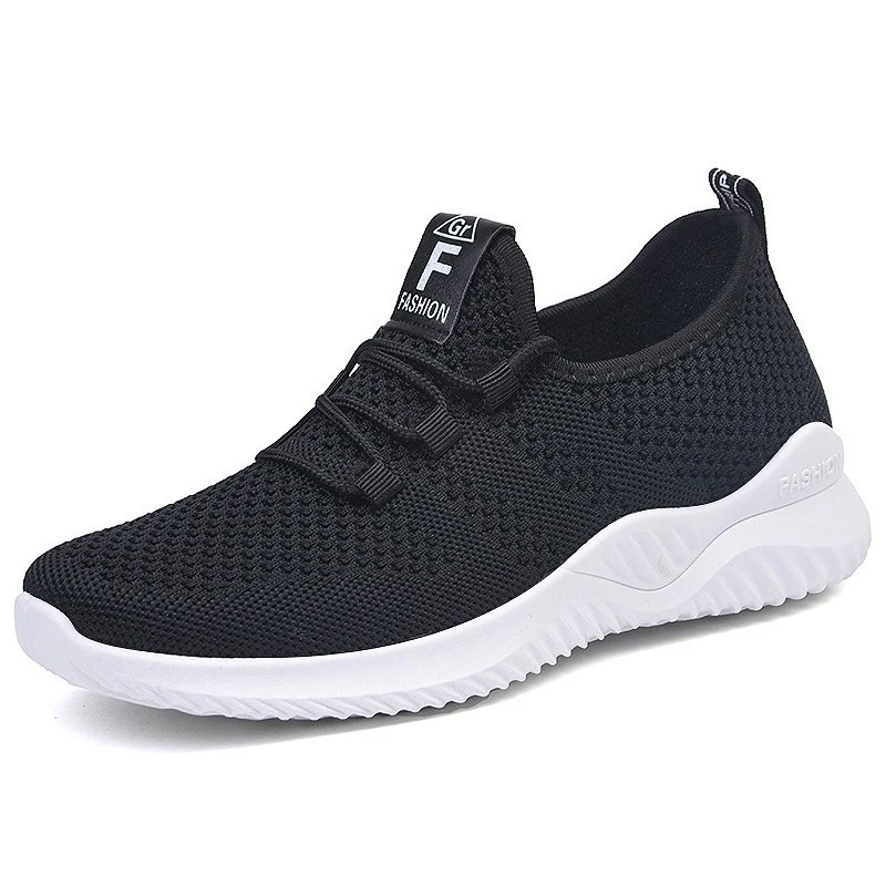 Damen Atmungsaktive Lauf- und Freizeitschuhe mit elastischem Strickoberteil Heidi Mode - Image 7