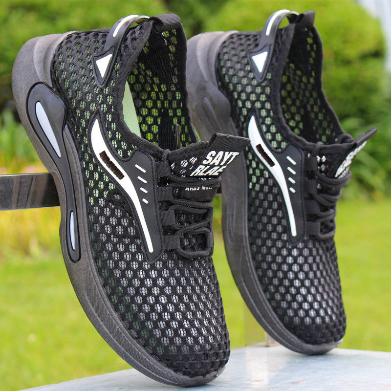 Damen Atmungsaktive Laufschuhe mit elastischem Obermaterial und rutschfester Sohle Heidi Mode - Image 3