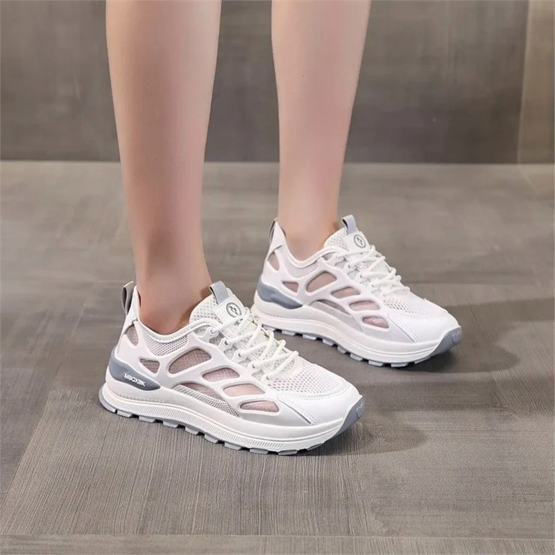 Damen Atmungsaktive Laufschuhe mit flexiblem Mesh-Obermaterial und dämpfender Sohle Heidi Mode - Image 4