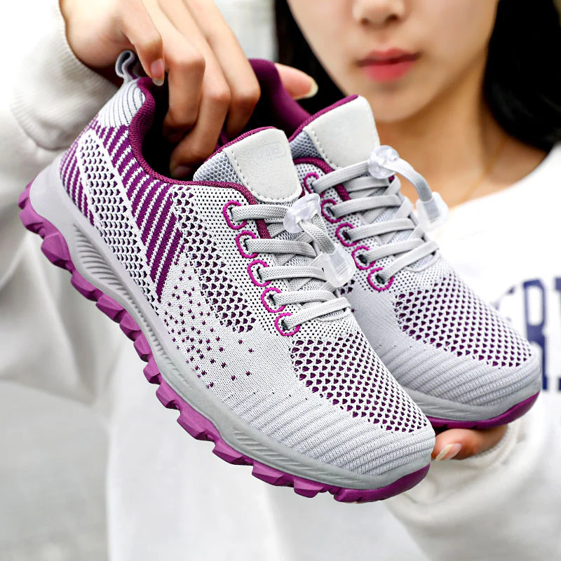 Damen Atmungsaktive Laufschuhe mit rutschfester Sohle und flexiblem Obermaterial Heidi Mode