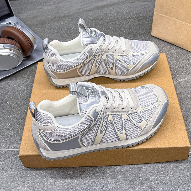 Damen Atmungsaktive Laufschuhe mit rutschfester Sohle und sportlichem Design Heidi Mode