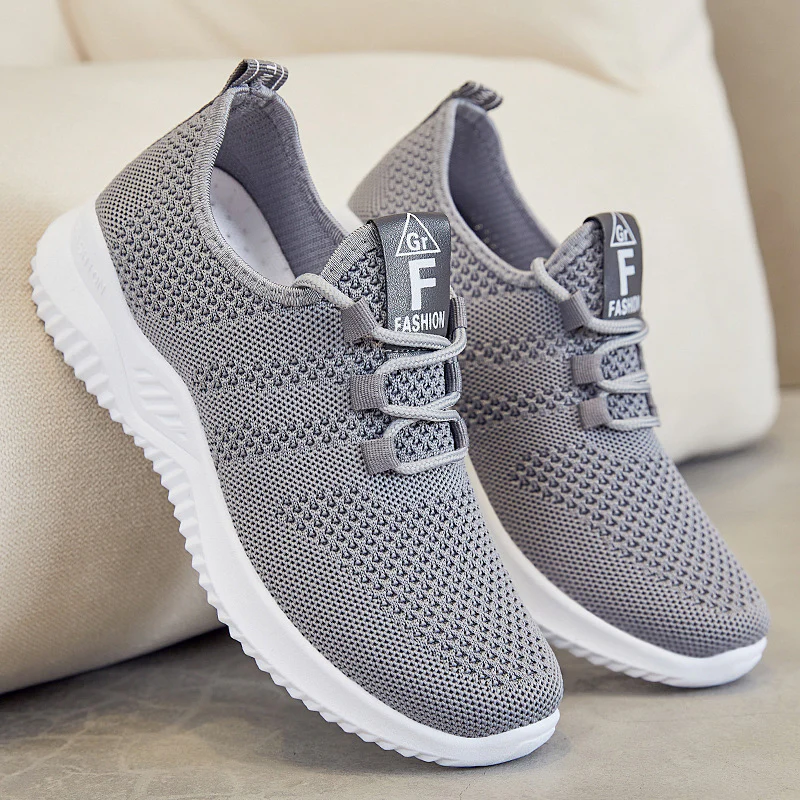 Damen Atmungsaktive Leichtgewicht Sneaker mit elastischem Obermaterial Heidi Mode - Image 2