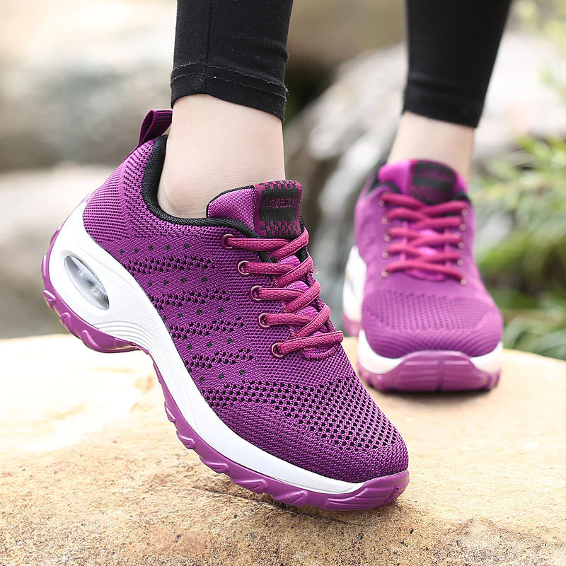 Damen Atmungsaktive Leichtgewicht Sneakers mit stoßdämpfender Sohle Heidi Mode - Image 2
