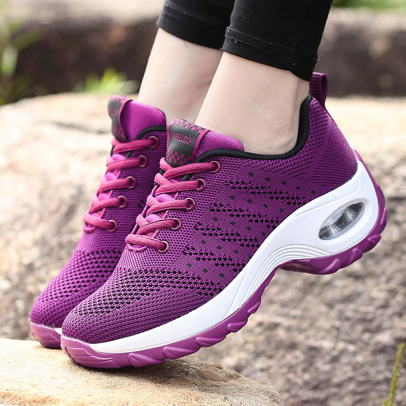 Damen Atmungsaktive Leichtgewicht Sneakers mit stoßdämpfender Sohle Heidi Mode - Image 3