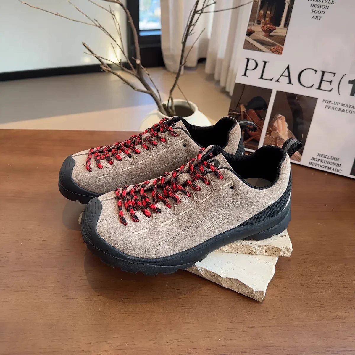 Damen Atmungsaktive Outdoor-Sneaker mit rutschfester Sohle Heidi Mode - Image 2