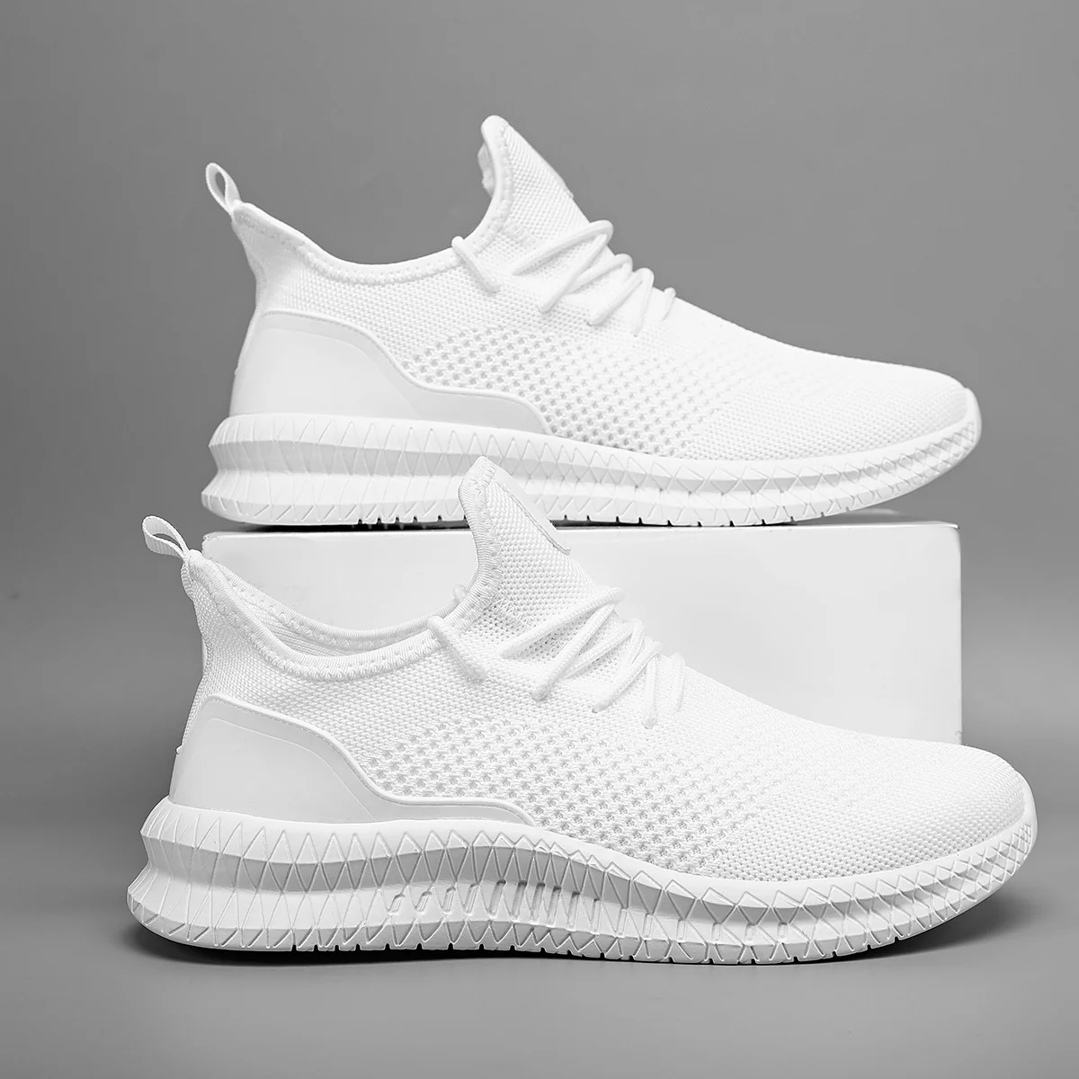 Damen Atmungsaktive Performance Sneakers mit flexiblem Netzoberteil und stoßdämpfender Sohle Heidi Mode - Image 8