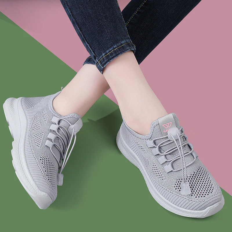 Damen Atmungsaktive Schnür-Sneaker mit flexibler Sohle Heidi Mode - Image 4