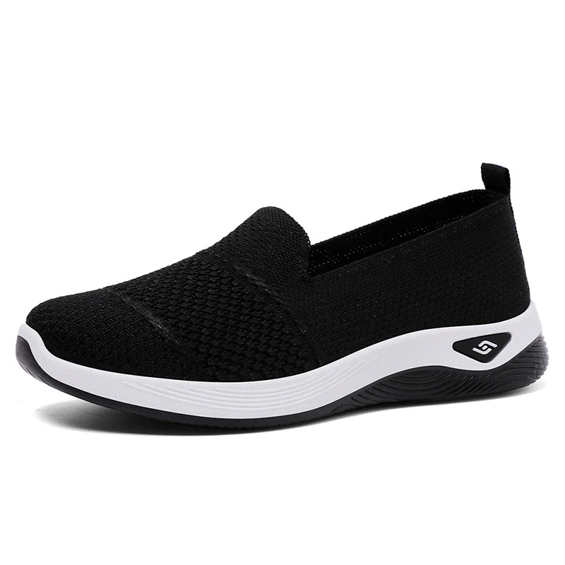 Damen Atmungsaktive Slip-On Freizeitschuhe mit elastischer Sohle Heidi Mode - Image 8