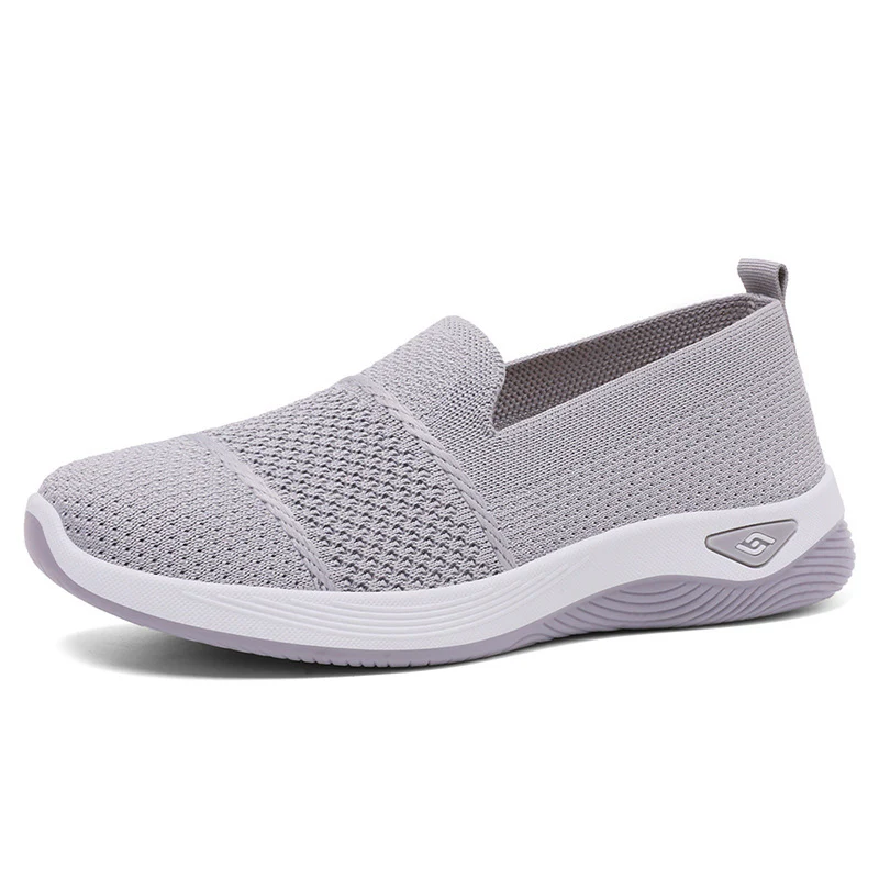 Damen Atmungsaktive Slip-On Freizeitschuhe mit elastischer Sohle Heidi Mode - Image 9