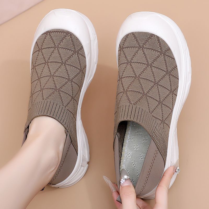 Damen atmungsaktive Slip-On Freizeitschuhe mit flexiblem Obermaterial Heidi Mode - Image 3