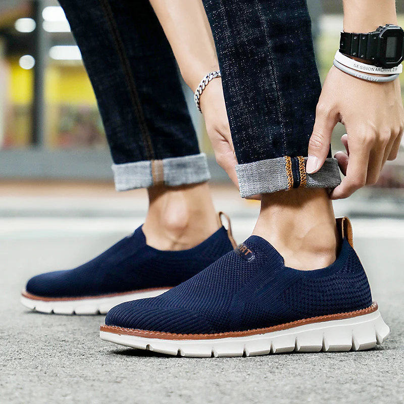 Damen Atmungsaktive Slip-On Freizeitschuhe mit flexiblem Obermaterial Heidi Mode - Image 3
