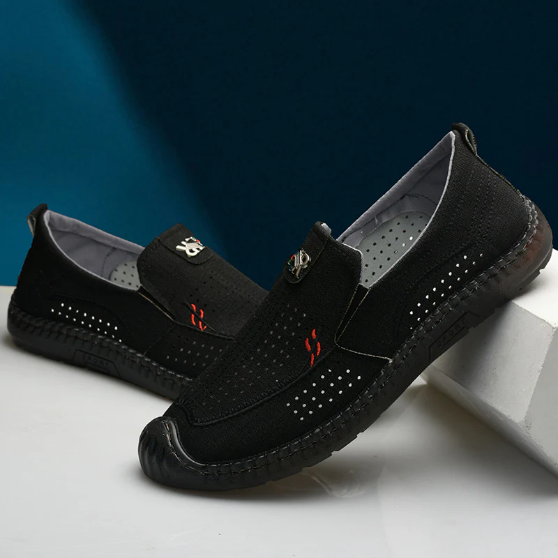 Damen Atmungsaktive Slip-On Freizeitschuhe mit rutschfester Sohle Heidi Mode - Image 2