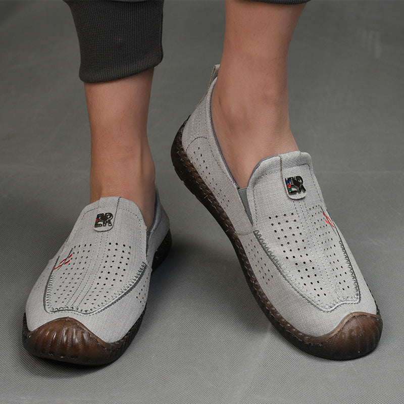 Damen Atmungsaktive Slip-On Freizeitschuhe mit rutschfester Sohle Heidi Mode - Image 4