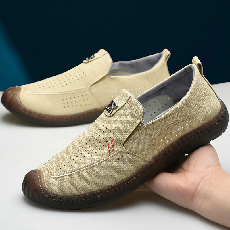 Damen Atmungsaktive Slip-On Freizeitschuhe mit rutschfester Sohle Heidi Mode - Image 8