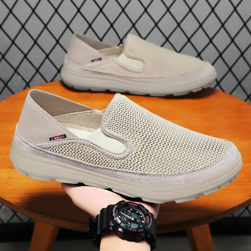 Damen Atmungsaktive Slip-On Freizeitschuhe mit rutschfester Sohle Heidi Mode - Image 6